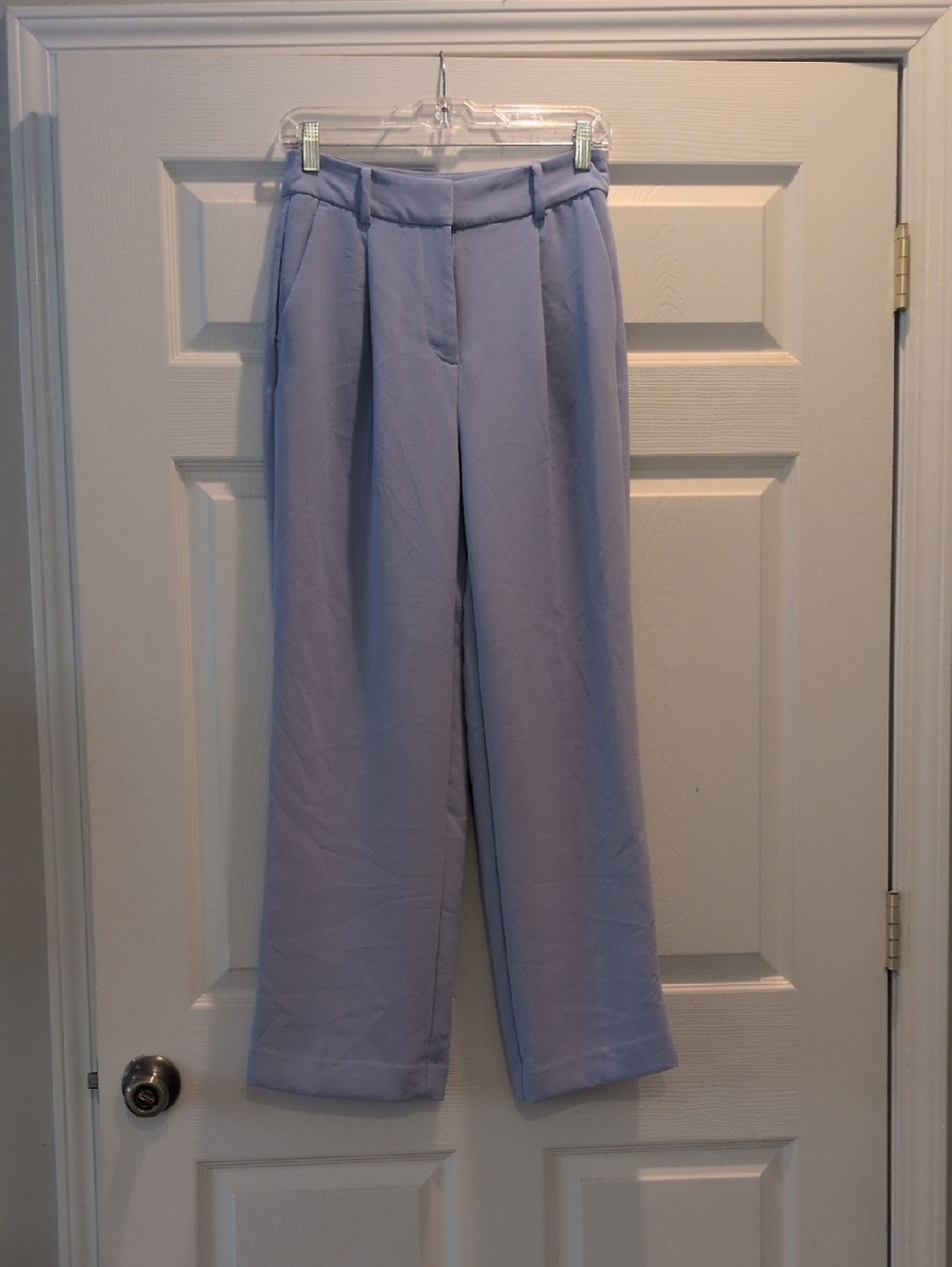 LOFT Pale Blue Wide-Leg Trousers, 2 Petite